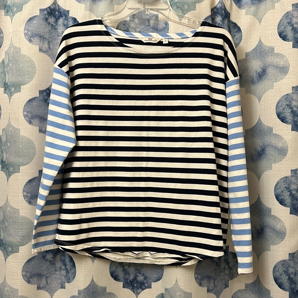 Vineyard Vines oversized striped shirt